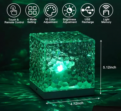 Dynamic Crystal Water Ripple USB Lamp